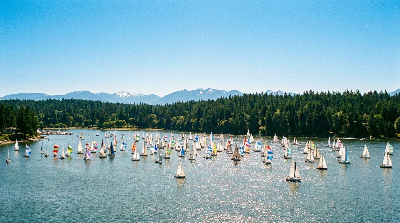 72°F on Bellingham Bay in July