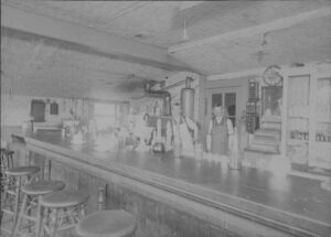 1901 interior photo of Alexander's Oyster House restaurant in Bellingham