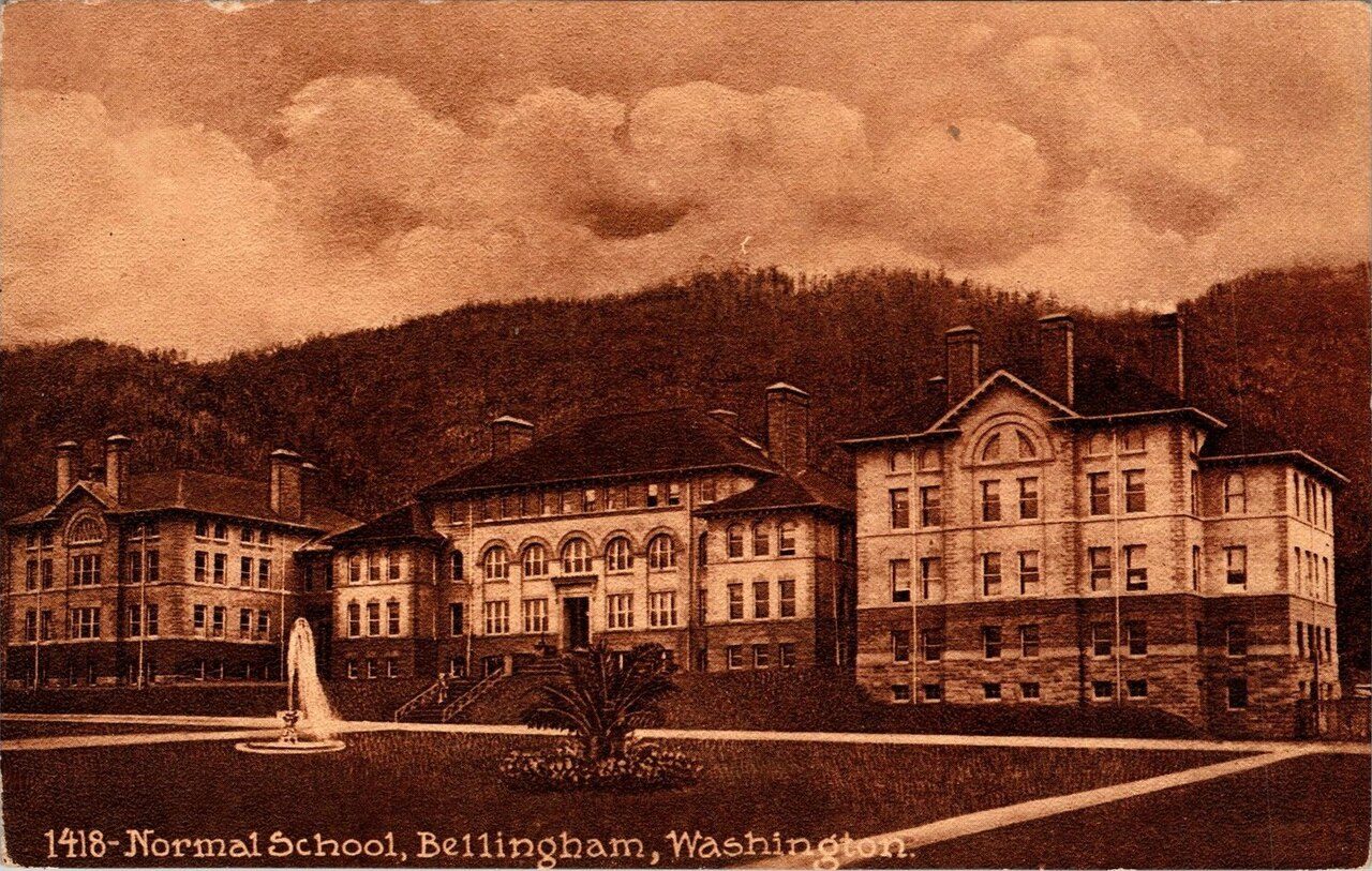 Old Main, the Bellingham Normal School, around 1910
