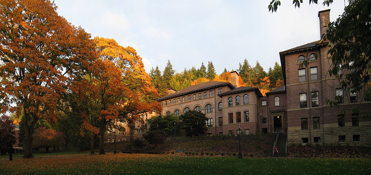 Old Main at Western Washington University today