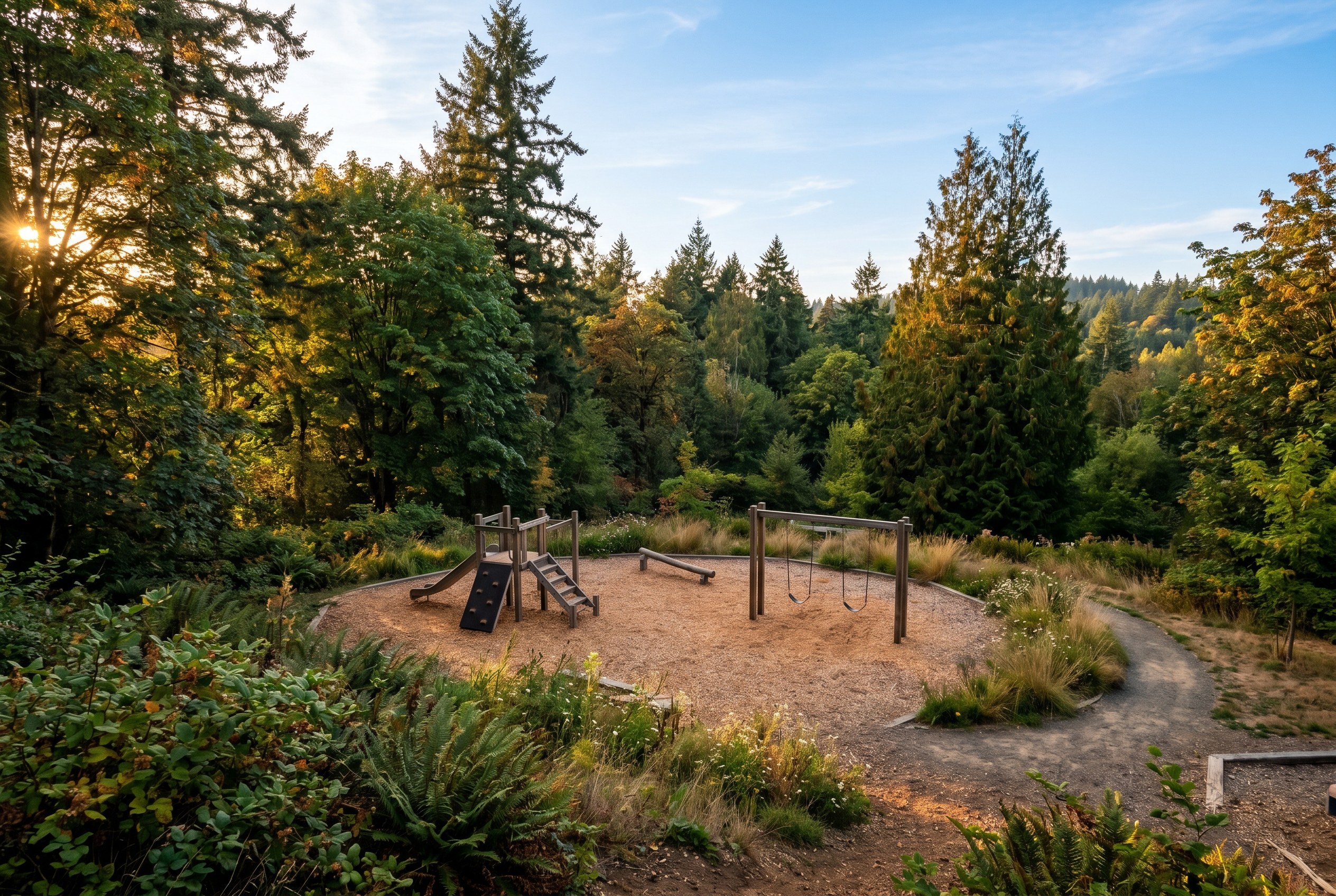 A park playground