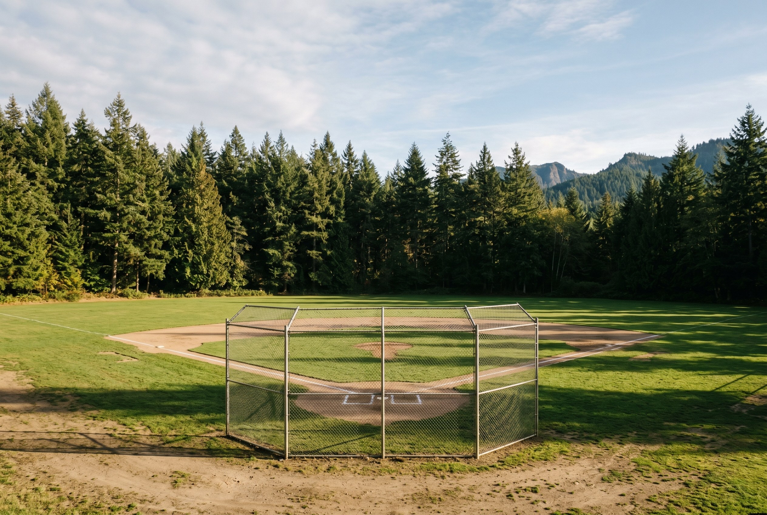 Park sports fields and courts