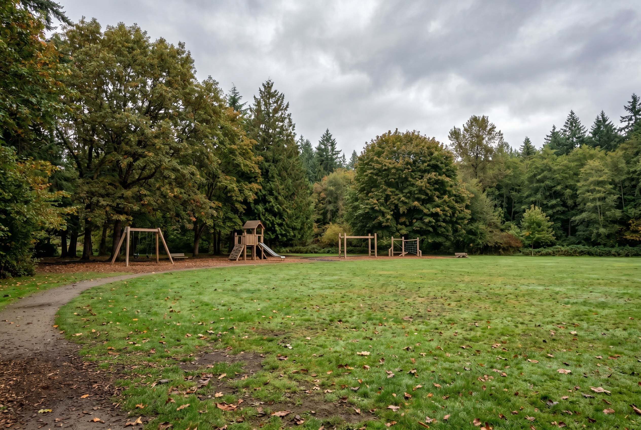 A bike pump track