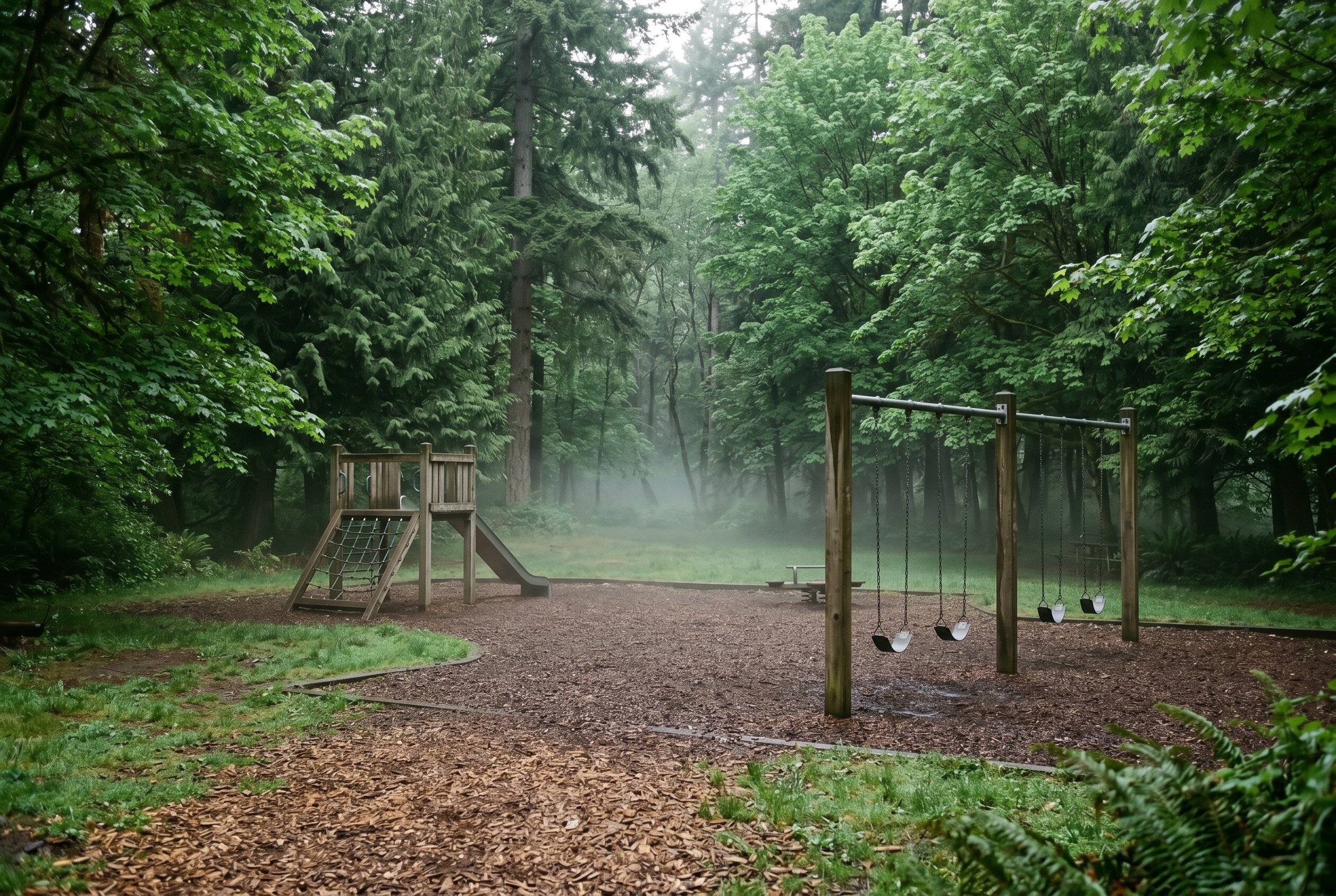 A park playground