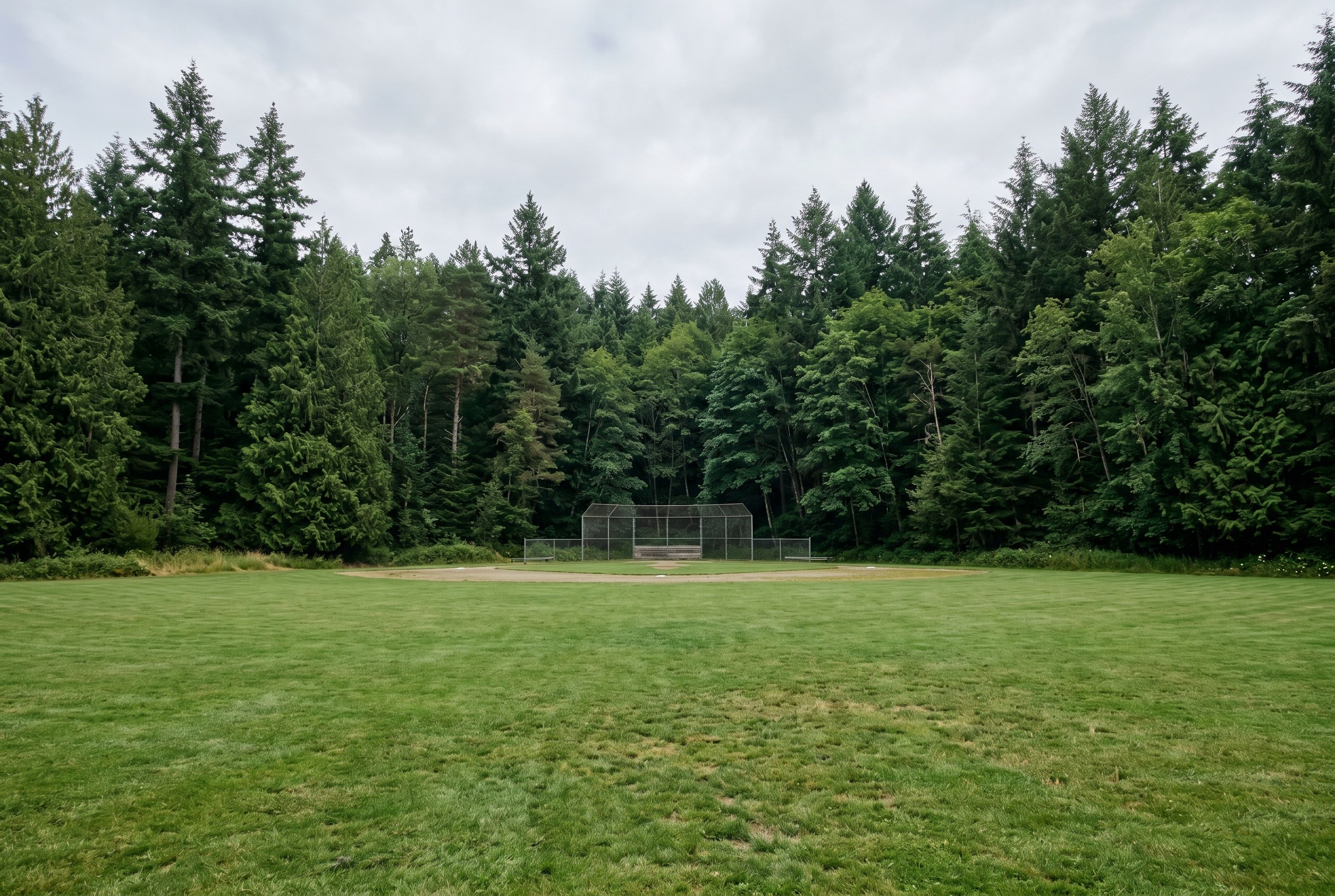 Park sports fields and courts