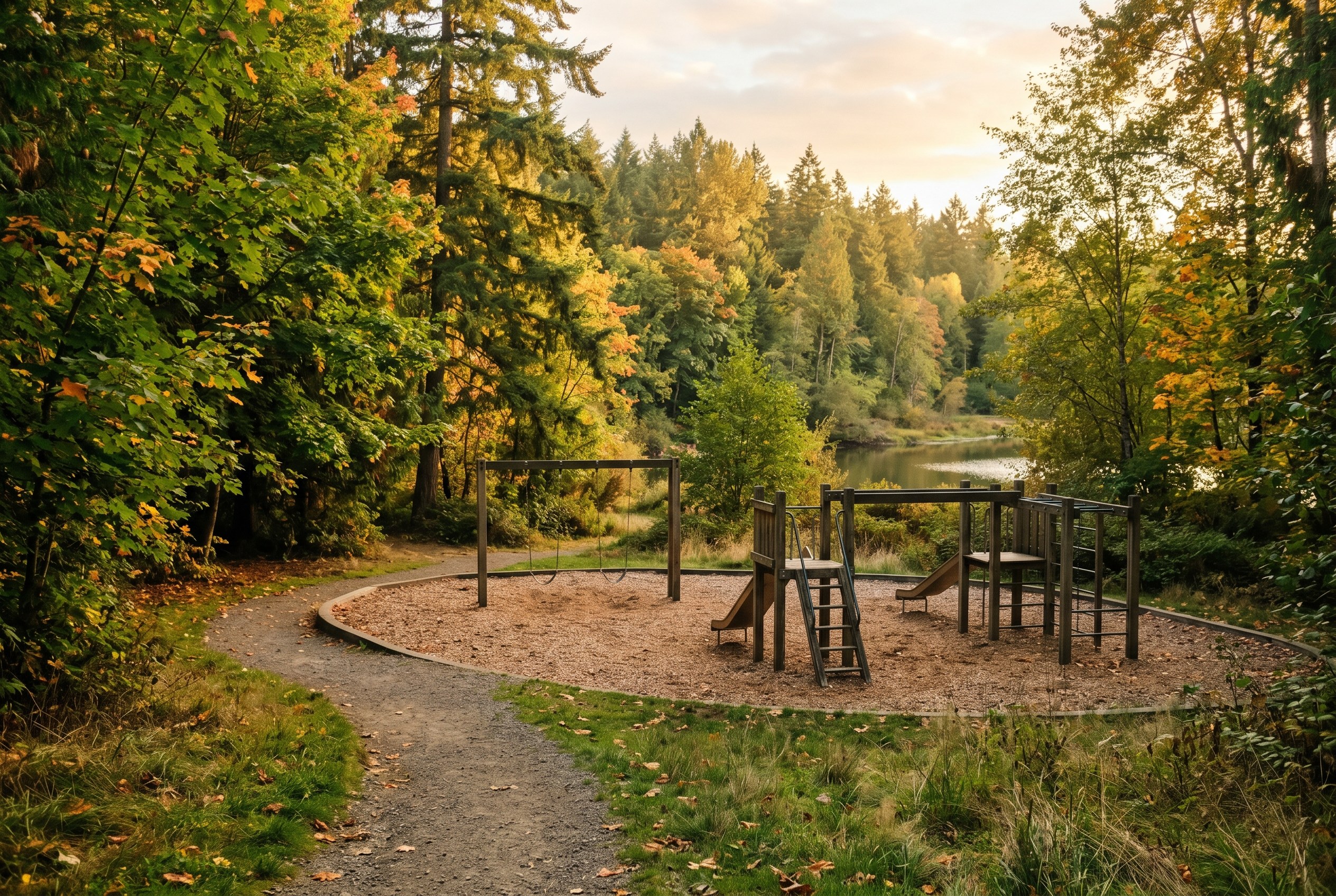 A park playground