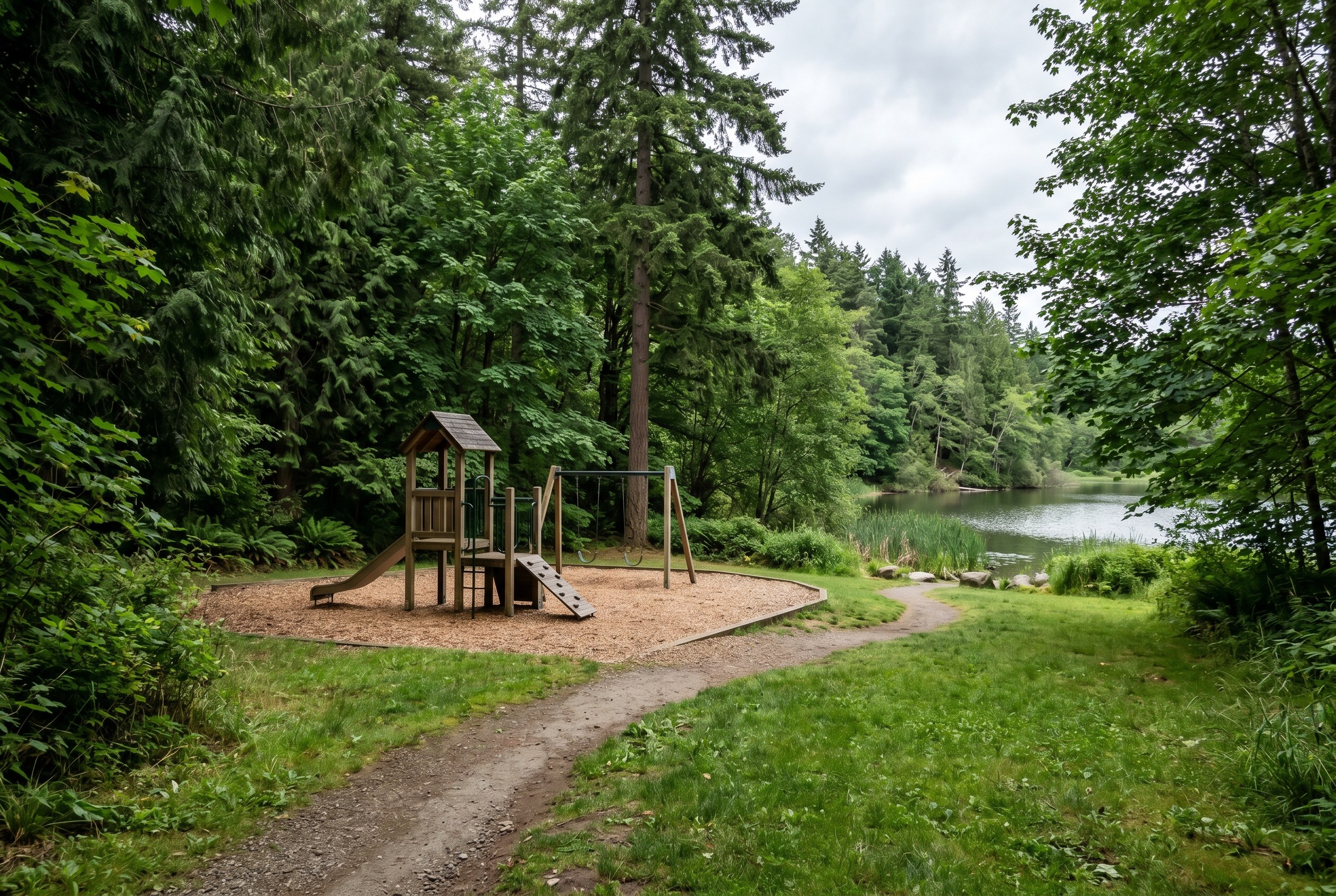 A park playground