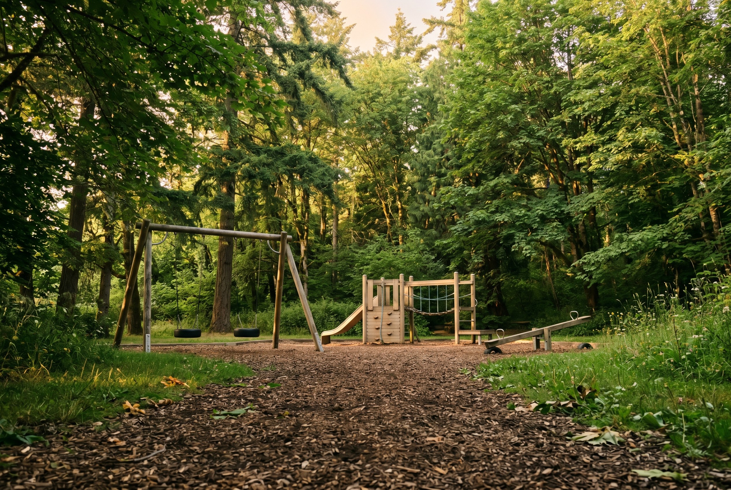 A park playground