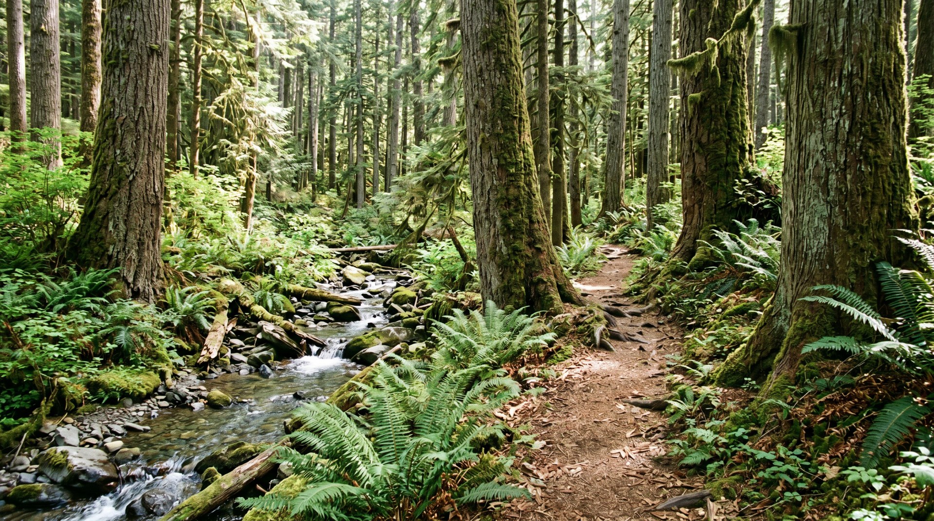 Old growth along Squalicum Creek.