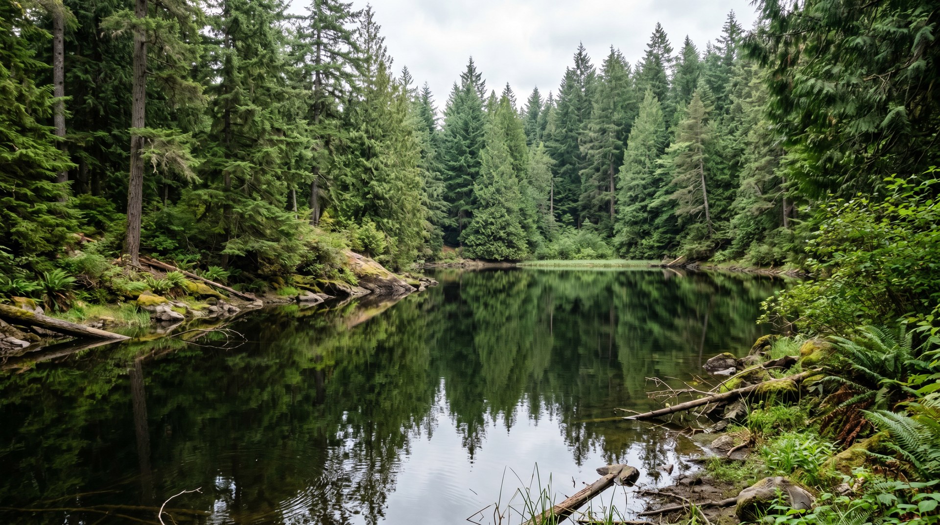 Derby Pond, set aside for young anglers.