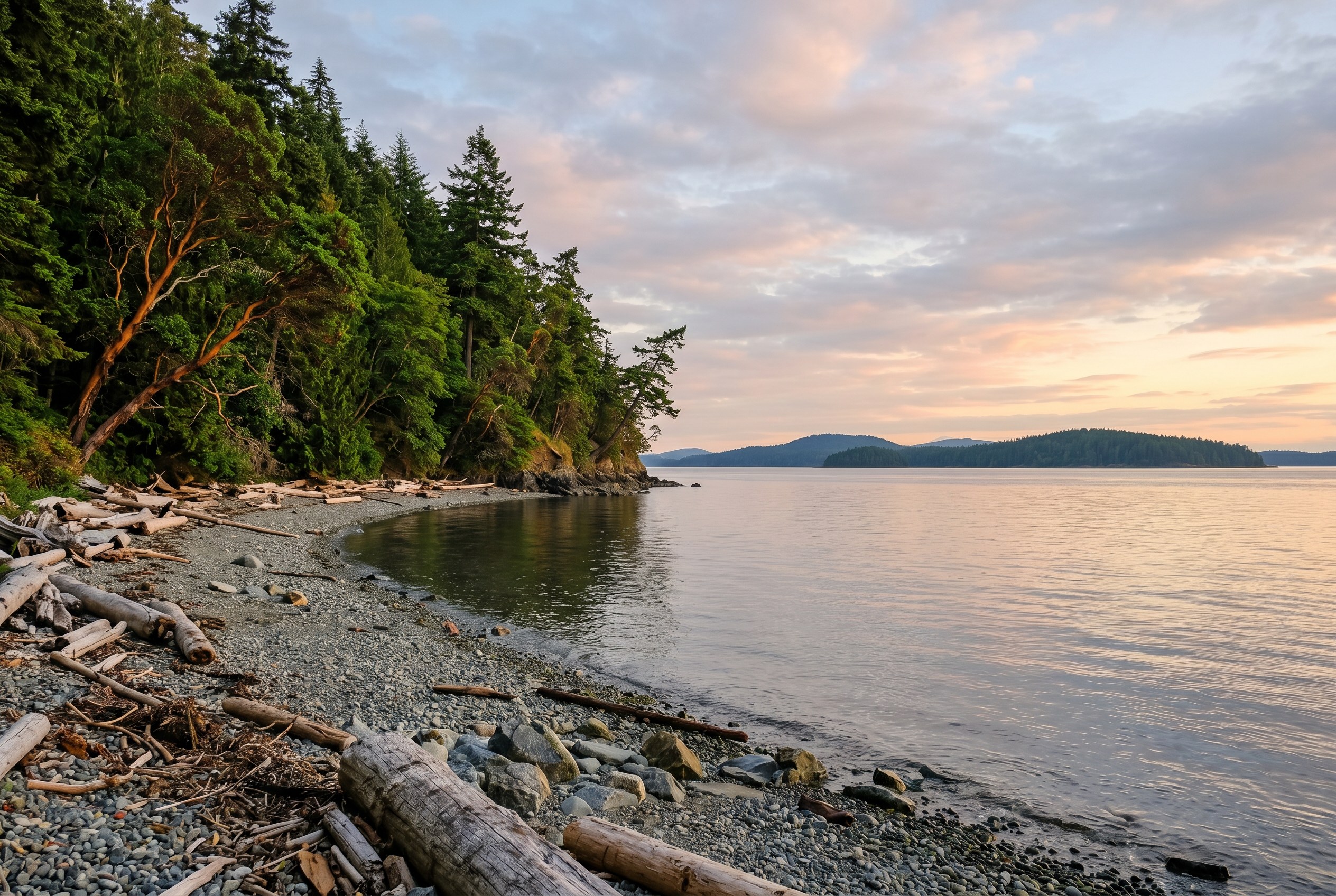 A coastal bluff trail