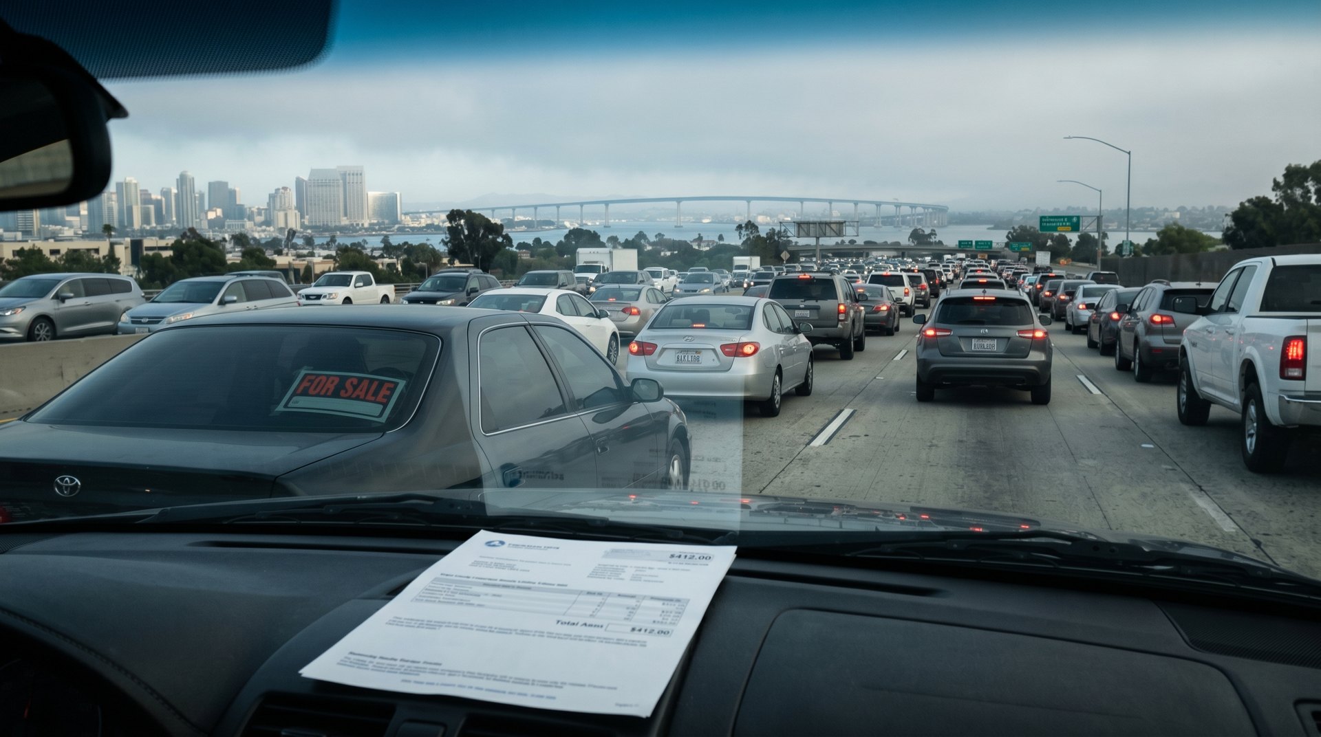San Diego traffic and six-figure utility bills