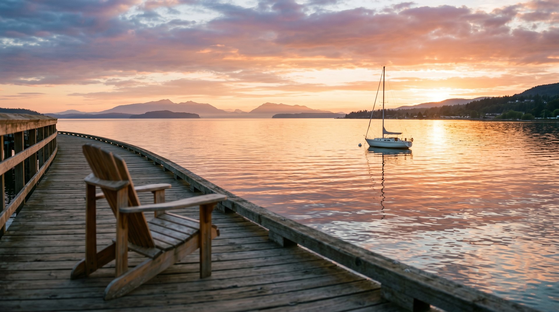 Bellingham Bay on a July morning