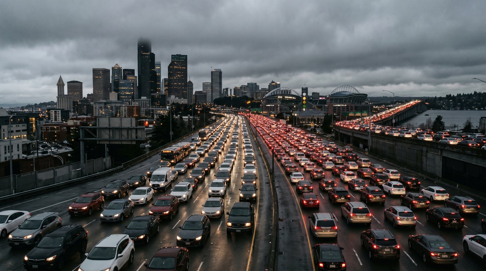 Seattle rush hour — the commute that ends in Bellingham